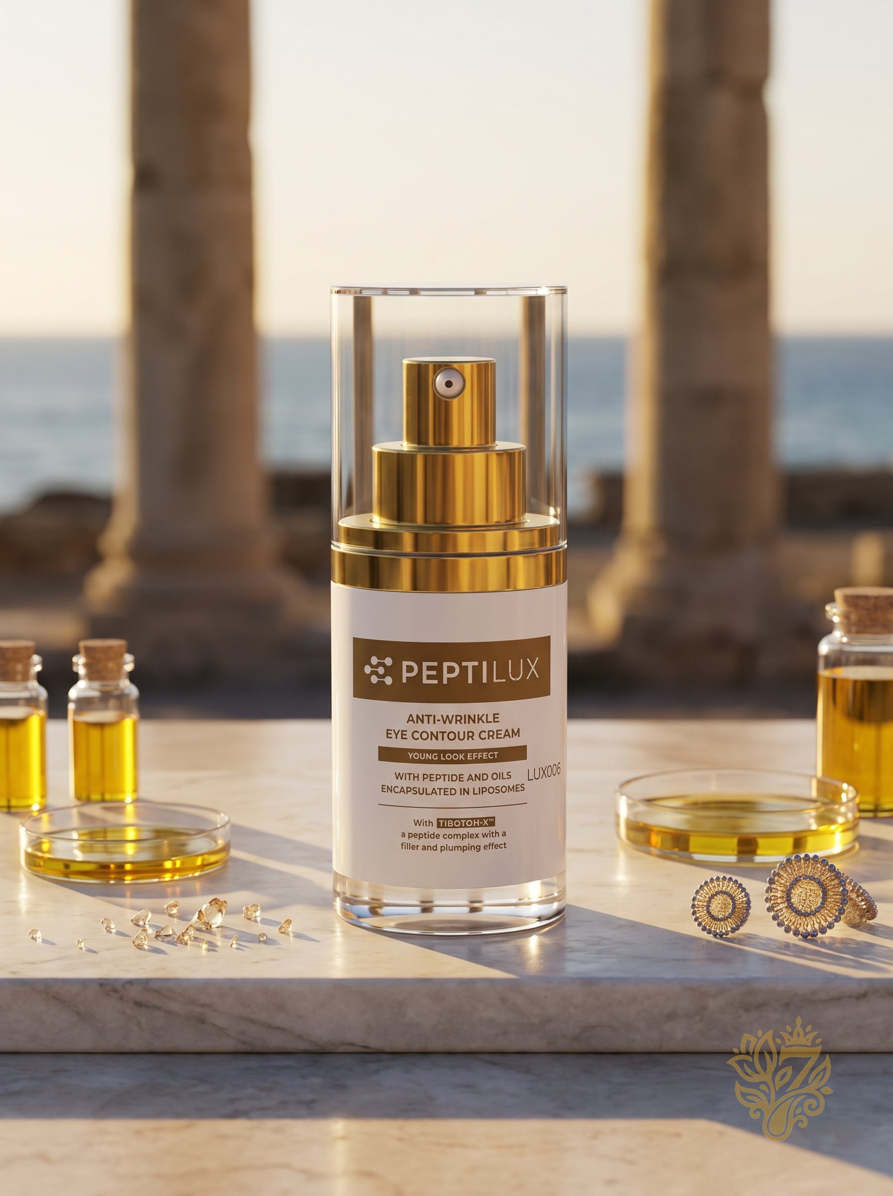 PEPTILUX Peptilux – Anti-Falten-Augencreme „Young Look“-Effekt mit TIBOTOH-X™